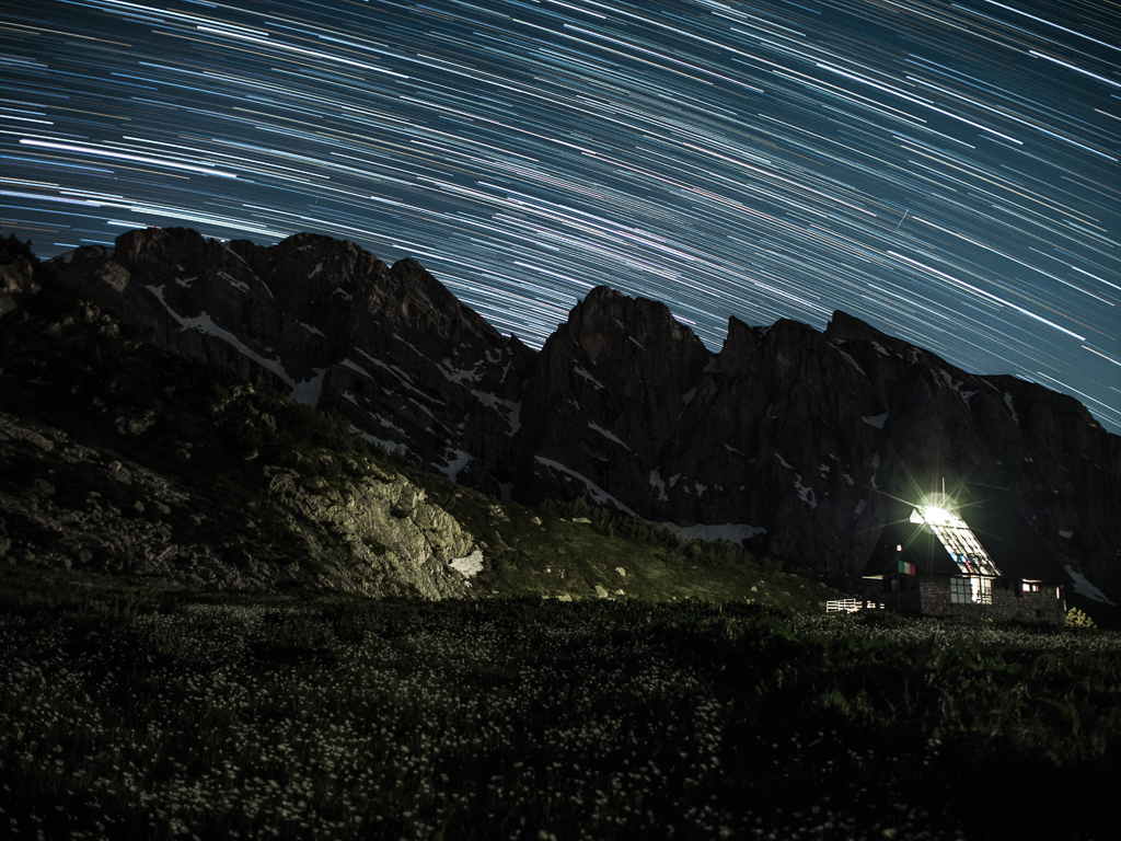 Pian del lupo e rifugio Garelli
