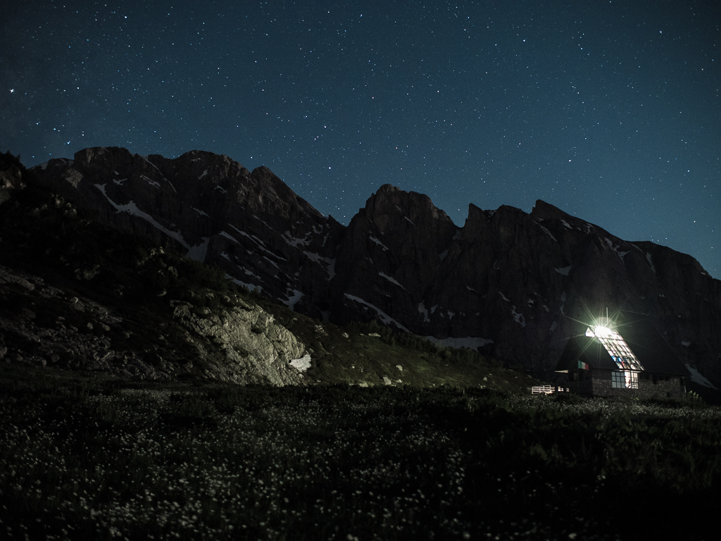 Pian del lupo e rifugio Garelli
