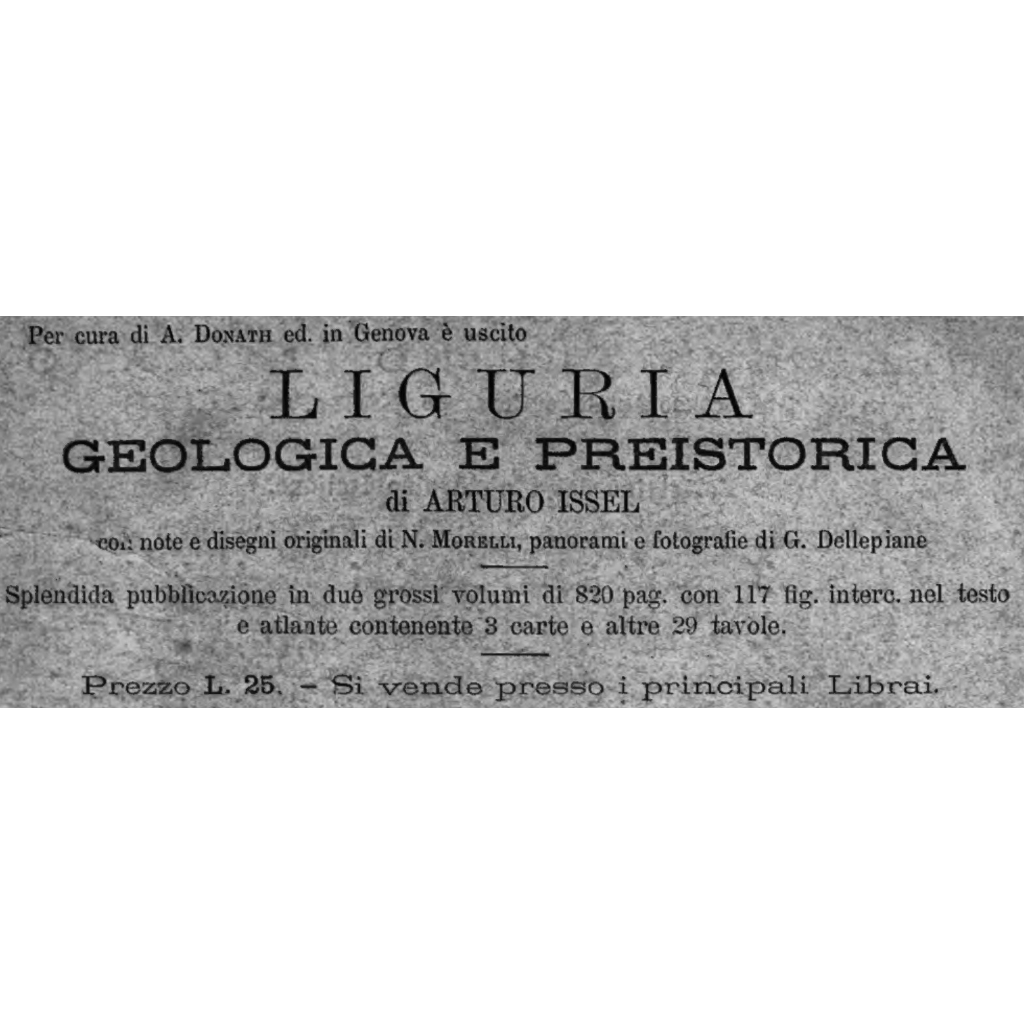 1892: pubblicazione di un celebre geologo ligure

