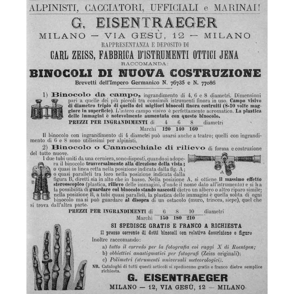 1896: tutto il corredo per la fotografia a raggi X
