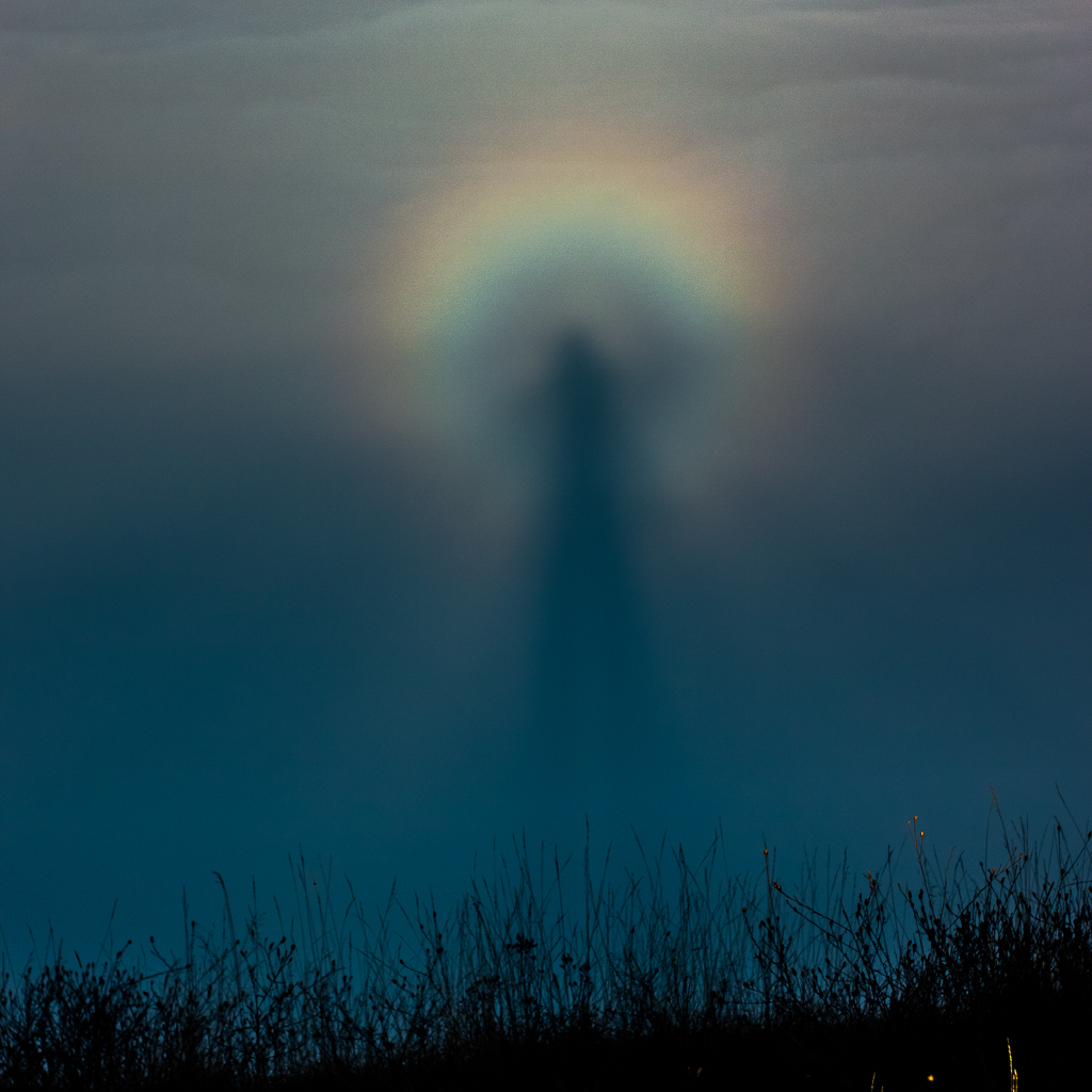 Spettro di Brocken in vetta
