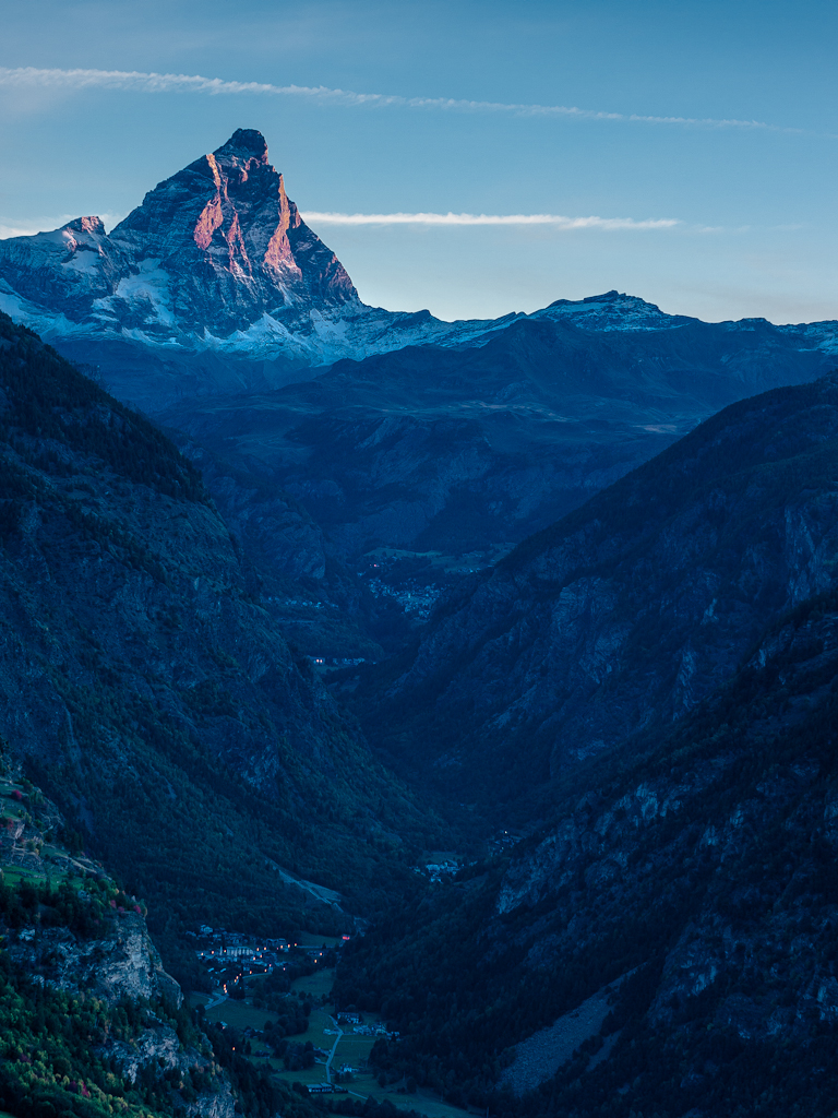 La valle del Cervino