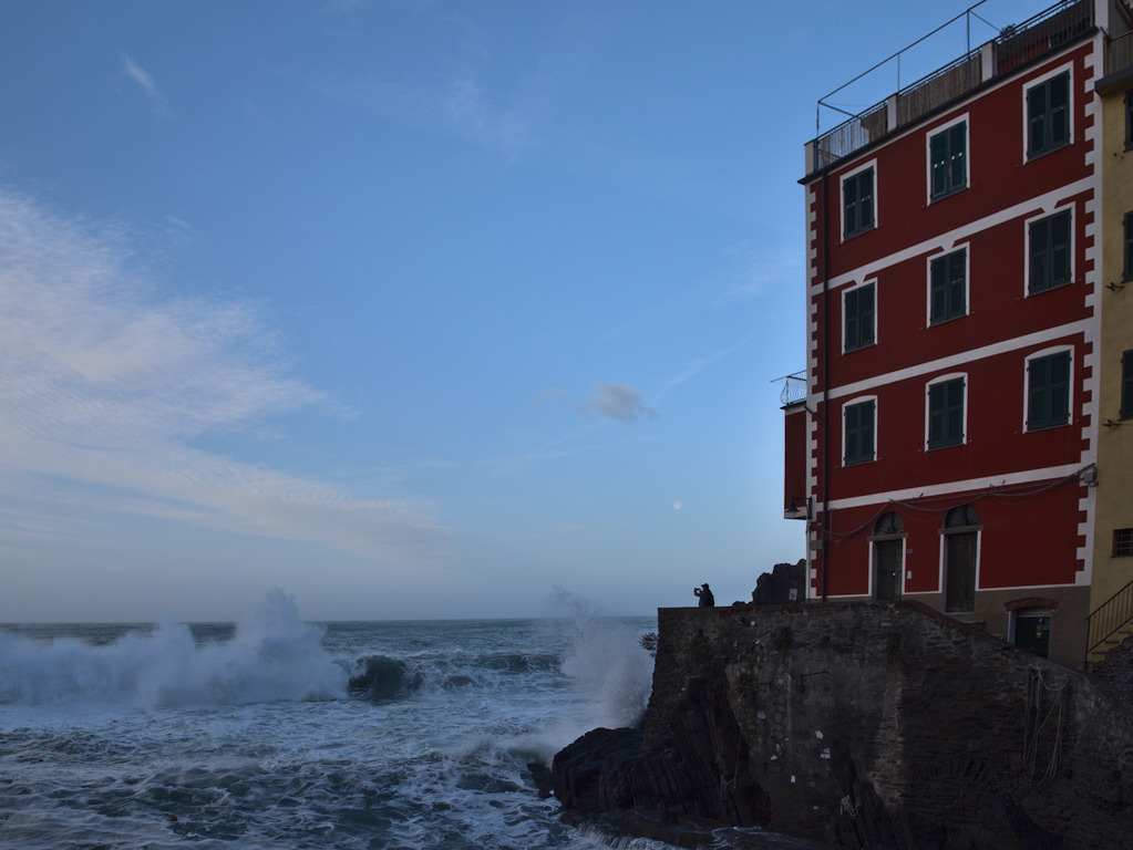 Mareggiata a Riomaggiore