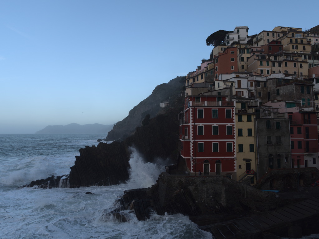 Mareggiata a Riomaggiore