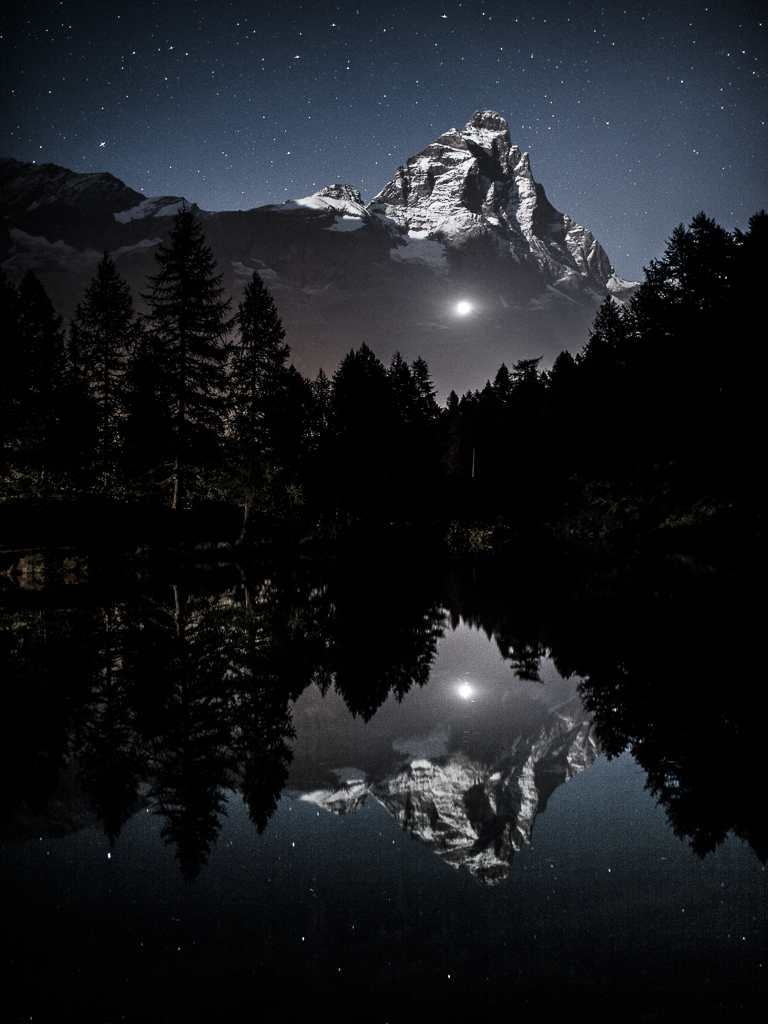 Lago Blu e Cervino