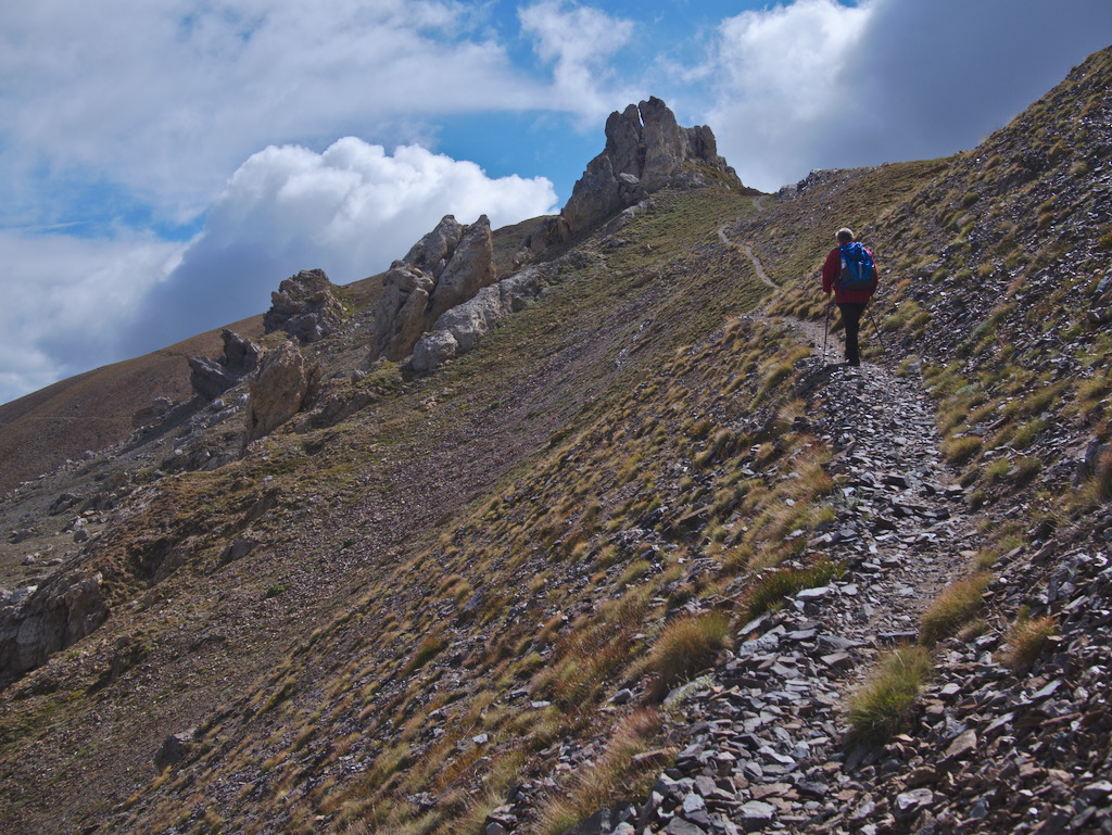 Verso il colle di Panieris