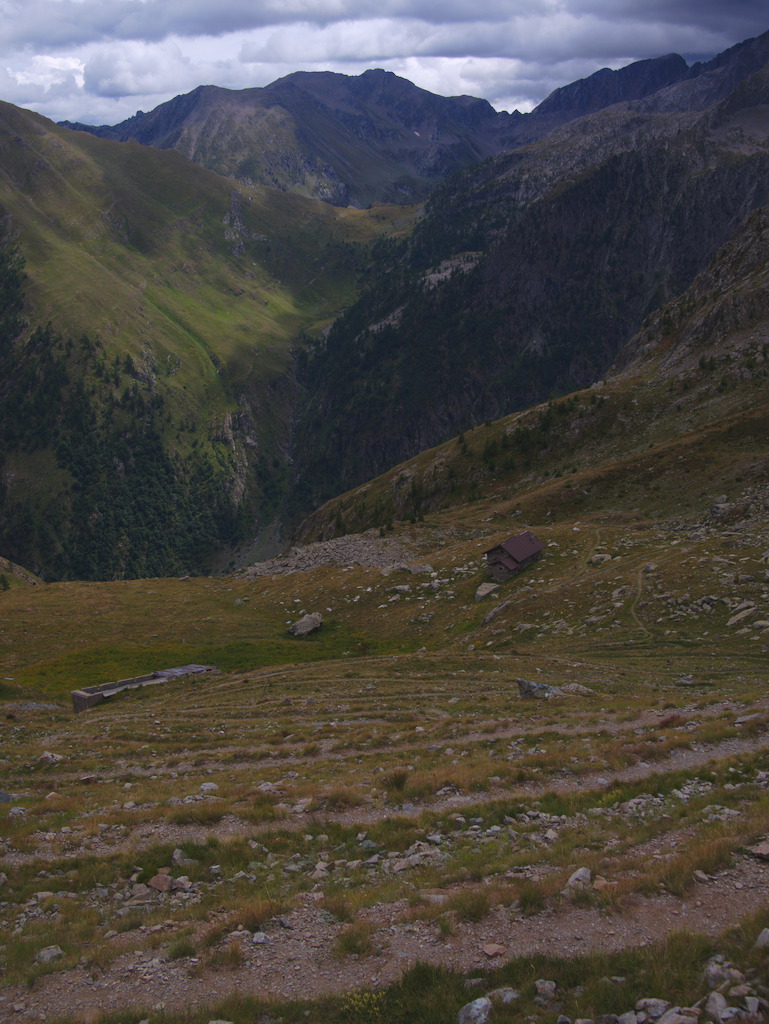 Il sentiero per il colle di Stau