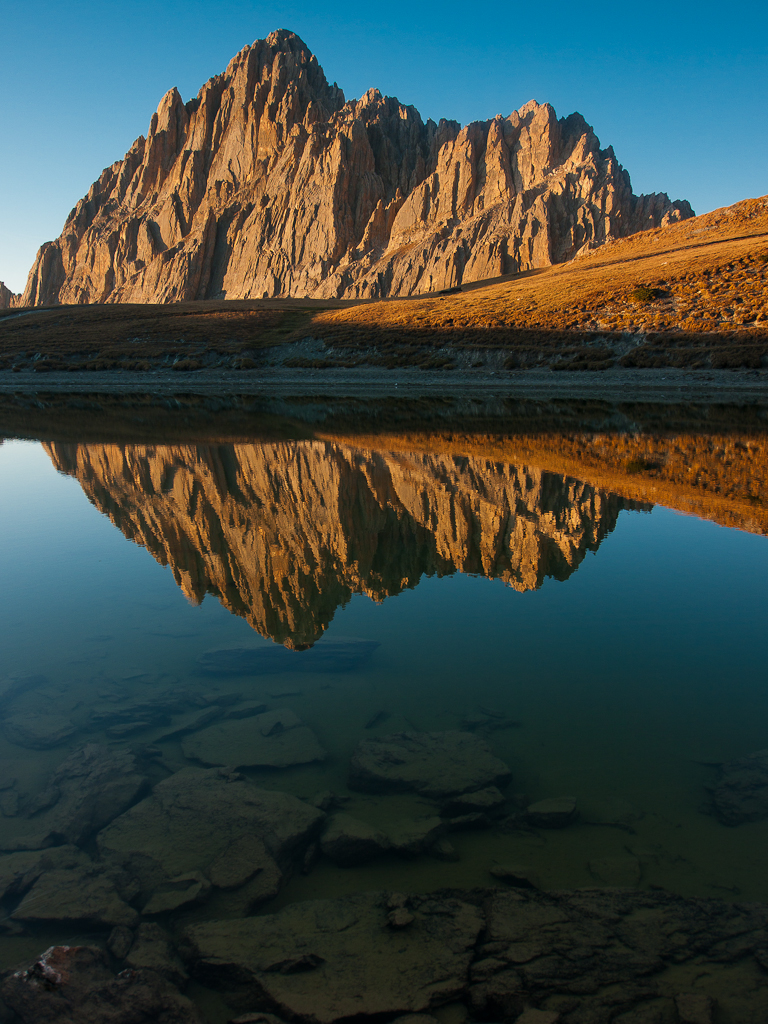 Tramonto al lago della Meja