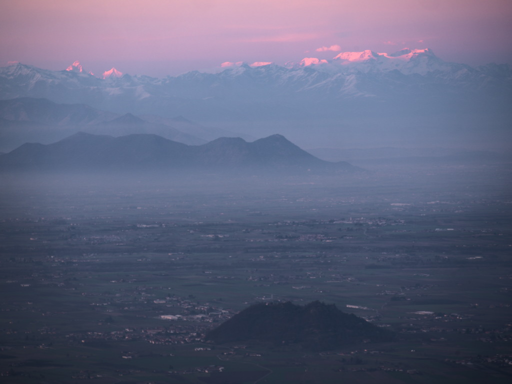 Tramonto dalla Croce di Envie