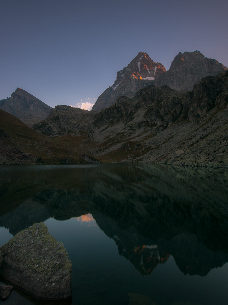 Lago Fiorenza al tramonto