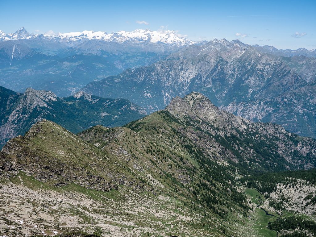 Panorama dal Monte Vailet