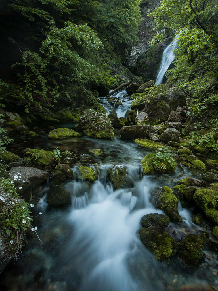 Cascata del Pesio presso il Gias Fontana - Alpi Liguri