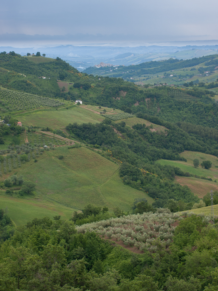 Panorama da Colle Marmo (quasi) senza tralicci