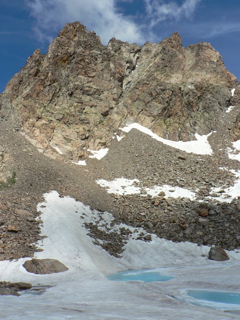 Lago di nasta e cima di Nasta