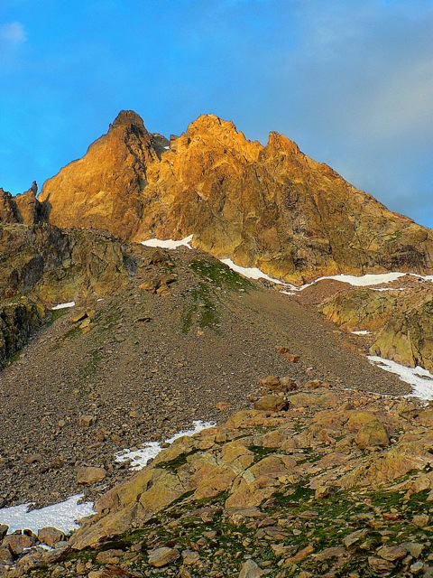 Cima di Nasta al tramonto