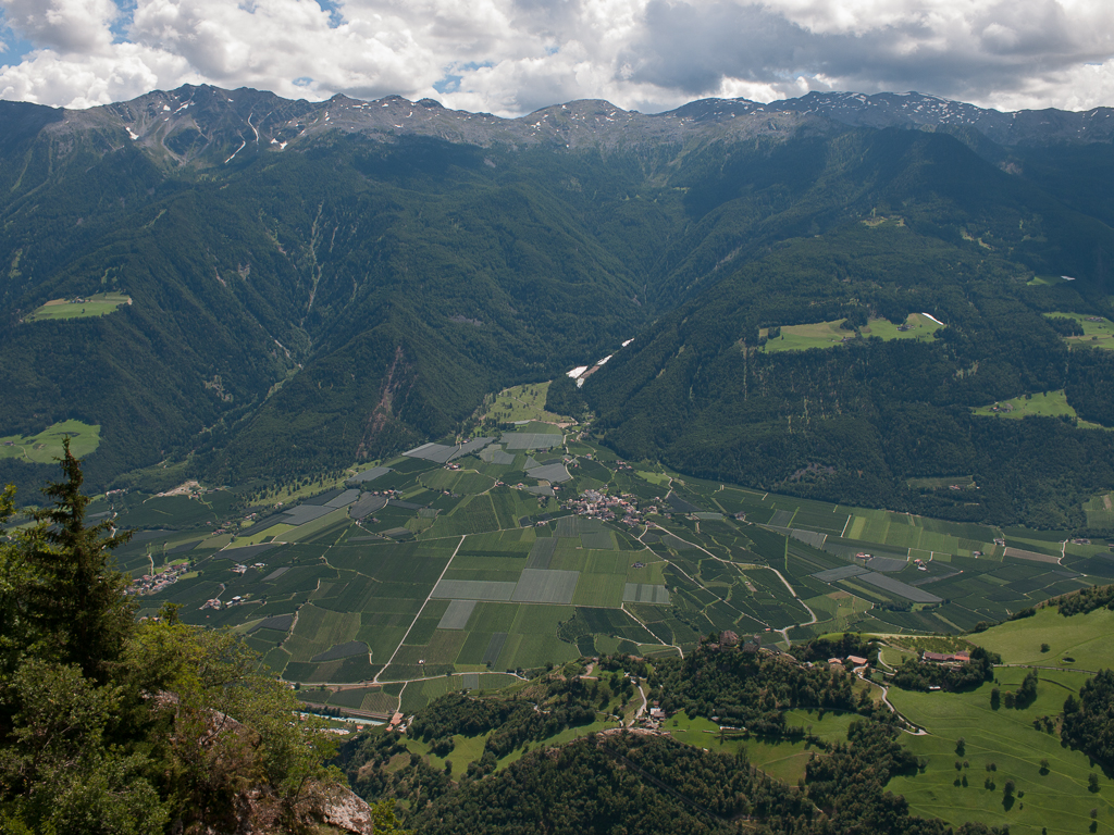 Val Venosta e castello Juval