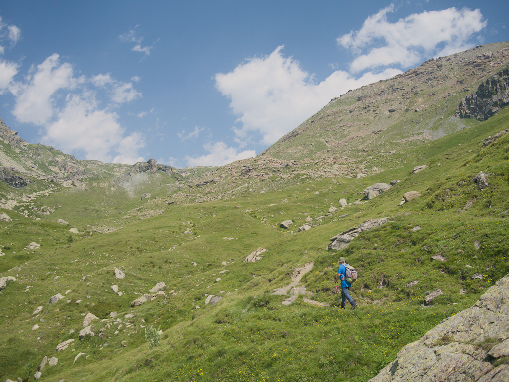 Verso il colle di Luca